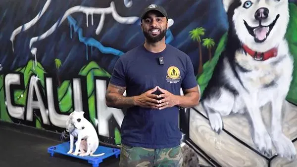 LA Times article about Jas Leverette and Canine Intervention