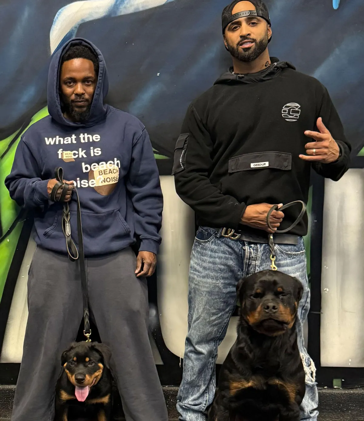 Kendrick Lamar with Jas Leverette